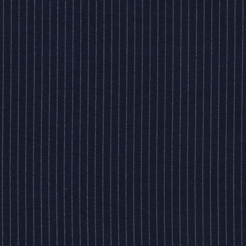 Tissu jersey épais marine rayure blanche 65%vi/20%pa/10%pl/5 Tissu jersey épais marine rayure blanche 65%vi/20%pa/10%pl/5