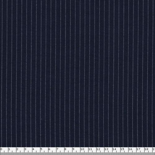 Tissu jersey épais marine rayure blanche 65%vi/20%pa/10%pl/5 Tissu jersey épais marine rayure blanche 65%vi/20%pa/10%pl/5