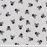 Tissu jersey tête de mort