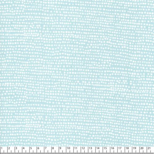 Tissu coton à pois fond bleu céladon Surf Tissu coton à pois fond bleu céladon Surf