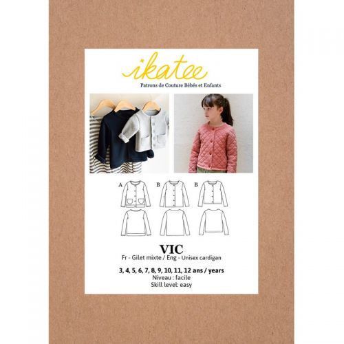 Patron Ikatee Vic 3-12 ans Patron Ikatee Vic 3-12 ans