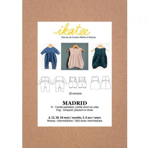 Patron Ikatee Madrid 6 mois - 4 ans Patron Ikatee Madrid 6 mois - 4 ans