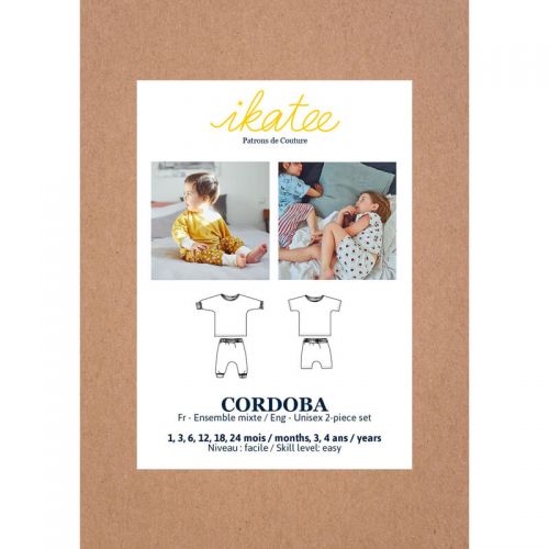 Patron Ikatee Cordoba 1 mois - 4 ans Patron Ikatee Cordoba 1 mois - 4 ans