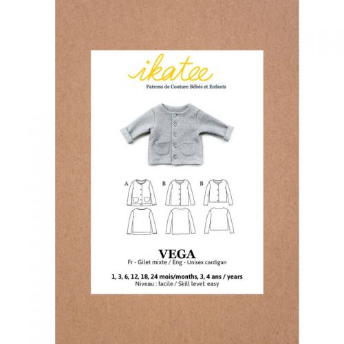 Patron Ikatee Vega 1 mois - 4 ans Patron Ikatee Vega 1 mois - 4 ans