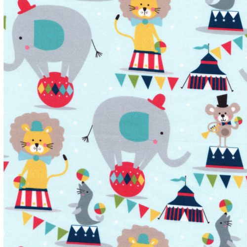 Tissu Cirque 100%coton larg 110 cm Tissu Cirque 100%coton larg 110 cm