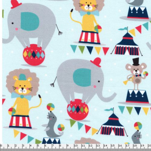 Tissu Cirque 100%coton larg 110 cm Tissu Cirque 100%coton larg 110 cm