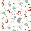 Tissu coton Animal alphabet