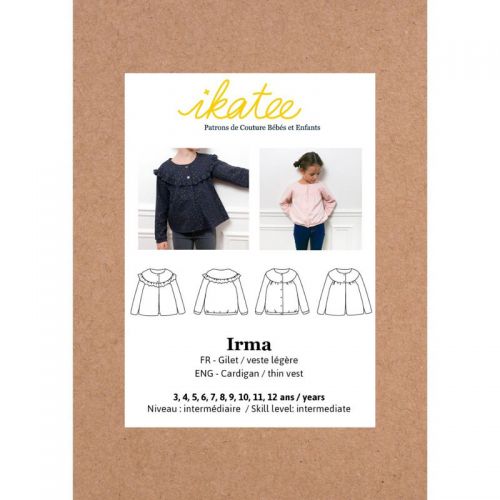 Patron Ikatee Irma 3-12 ans Patron Ikatee Irma 3-12 ans