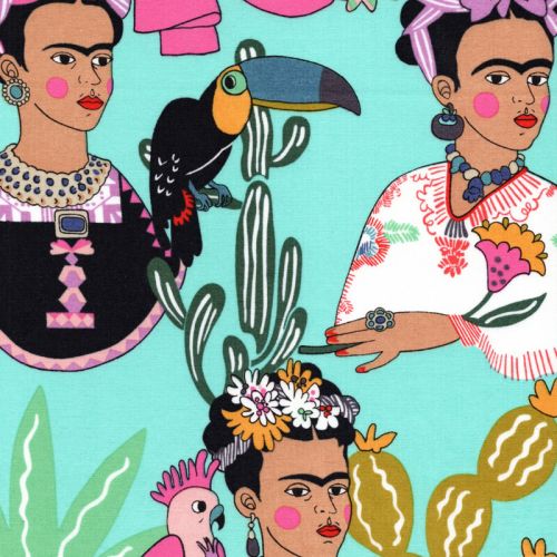 Tissu coton Frida Folklorico Tissu coton Frida Folklorico