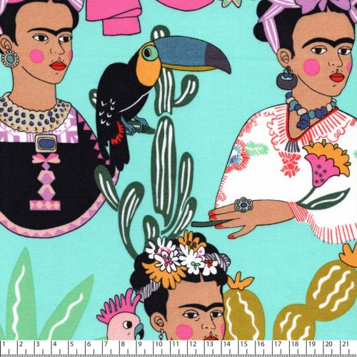 Tissu coton Frida Folklorico Tissu coton Frida Folklorico