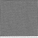 Tissu pied de poule noir/blanc