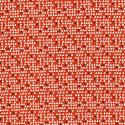 Tissu coton petits triangles fond orange