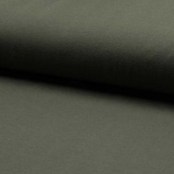 Tissu maille polo kaki