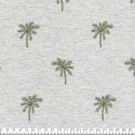 Tissu jersey Palm tree gris chiné