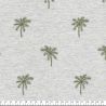 Tissu jersey Palm tree gris chiné