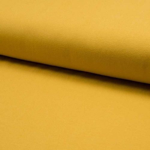 Tissu maille polo moutarde Tissu maille polo moutarde