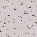 Tissu jersey Stripes glitter fond nude Poppy