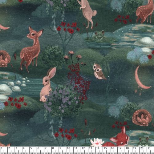 Tissu jersey Il était une fois impression digitale Tissu jersey Il était une fois impression digitale