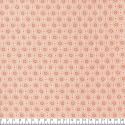 Tissu popeline Flowers and dots Poppy fond pêche