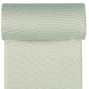 Bord côte 1X1 rayures vert sauge 