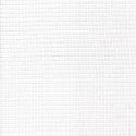Tissu voile de coton gaufré carreau 0,5X0,5 cm blanc