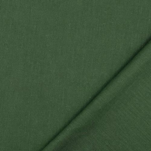 Tissu lin uni lavé vert sapin Tissu lin uni lavé vert sapin