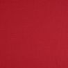 Tissu lin uni lavé rouge vif