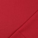 Tissu lin uni lavé rouge vif