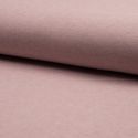 Tissu sweat chiné rose nude 
