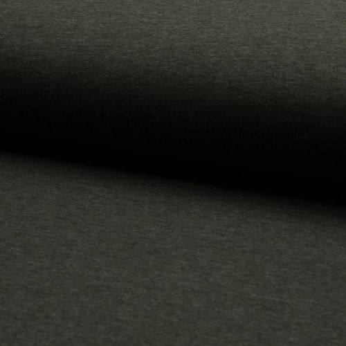 Tissu sweat chiné gris foncé Tissu sweat chiné gris foncé