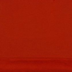 Tissu sweat fin terracotta