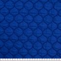 Tissu doublure matelassé bleu électrique