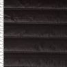 Tissu matelassé rayures noir 