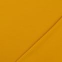 Tissu sweat fin uni moutarde