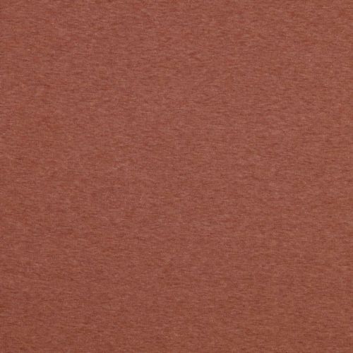 Tissu sweat minky chiné terracotta Tissu sweat minky chiné terracotta