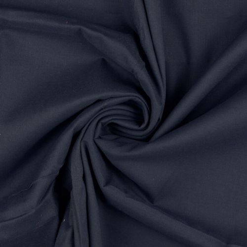 Tissu voile de coton bleu marine Tissu voile de coton bleu marine