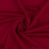 Tissu jersey twill uni rouge