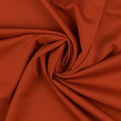 Tissu jersey twill uni terracotta Tissu jersey twill uni terracotta