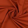 Tissu jersey twill uni terracotta