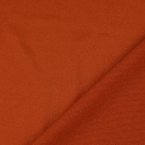 Tissu jersey twill uni terracotta Tissu jersey twill uni terracotta