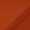 Tissu jersey twill uni terracotta