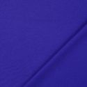 Tissu jersey punta di Roma uni bleu électrique 
