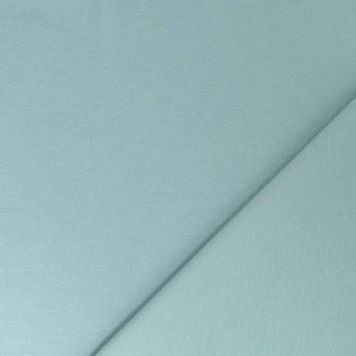 Tissu jersey punta di Roma uni vert céladon Tissu jersey punta di Roma uni vert céladon