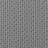 Tissu twill viscose stretch Labyrinthe noir et blanc