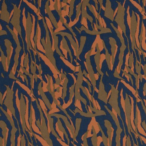 Tissu popeline de viscose graou kaki Tissu popeline de viscose graou kaki