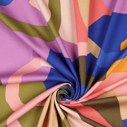 Tissu twill viscose stretch Natural Flow Nerida Hansen rose Tissu twill viscose stretch Natural Flow Nerida Hansen rose