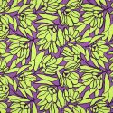 Tissu viscose Eco Vero Inked bouquet Nerida Hansenviolet/anis
