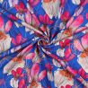 Tissu viscose Eco Vero Mr Beardy Nerida Hansenbleu roi/fuchsia 