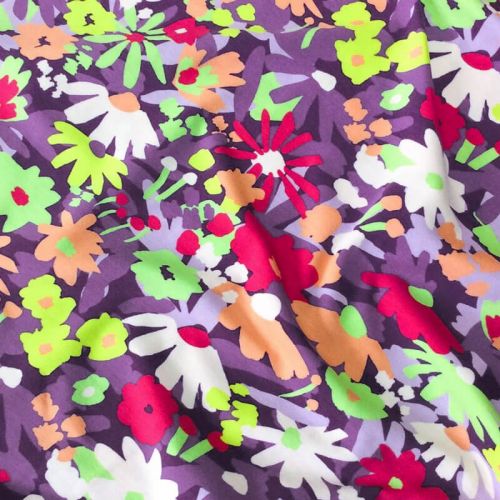 Tissu jersey Bio Pop Blossom manga Nerida Hansen Tissu jersey Bio Pop Blossom manga Nerida Hansen