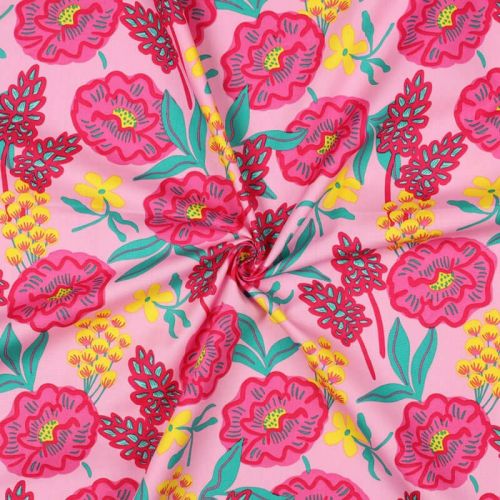 Tissu coton Fresh flowers Nerida Hansen Tonic Tissu coton Fresh flowers Nerida Hansen Tonic
